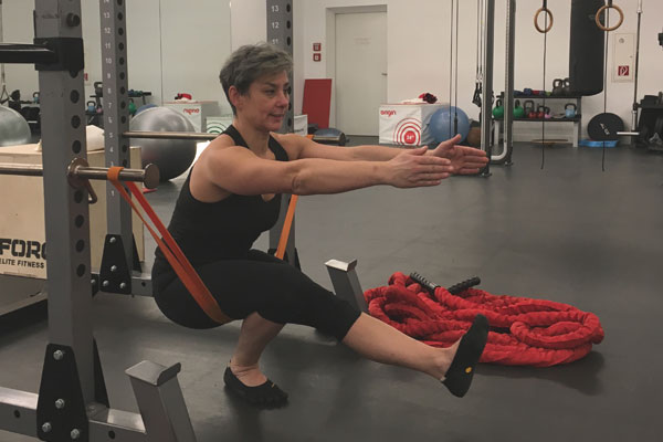 Progression 4: Pistol Squat auf Superband