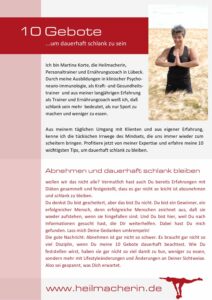 10 Gebote - Dauerhaft schlank